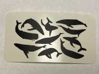 Черные наклейки